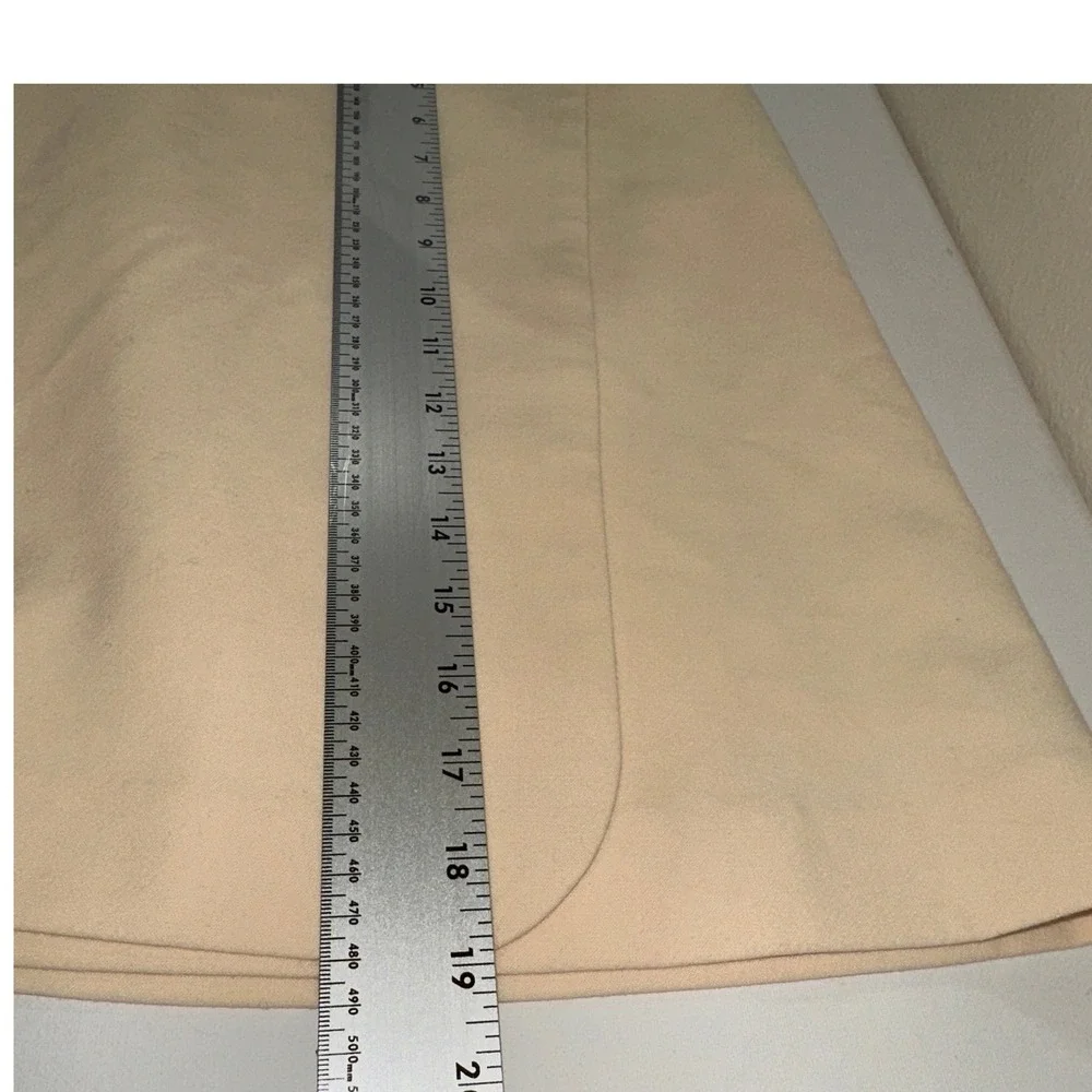 Ann Taylor Loft Wrap Mini Skirt Women Size 0‎ Ivory Button Detail